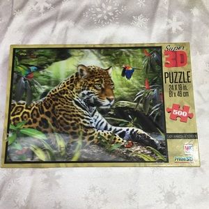 3D jigsaw puzzle-500 pieces-All pieces there